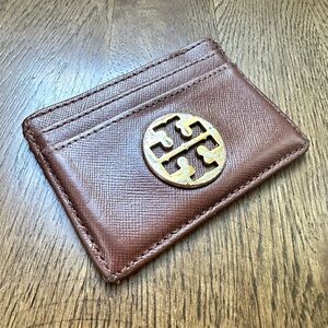 Tory Burch leather card holder wallet